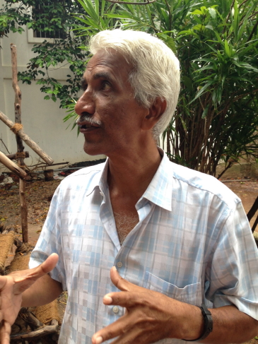 Ashok Panda milite depuis 15 ans avec sa fondation Intach pour sauver le patrimoine de Pondichéry.